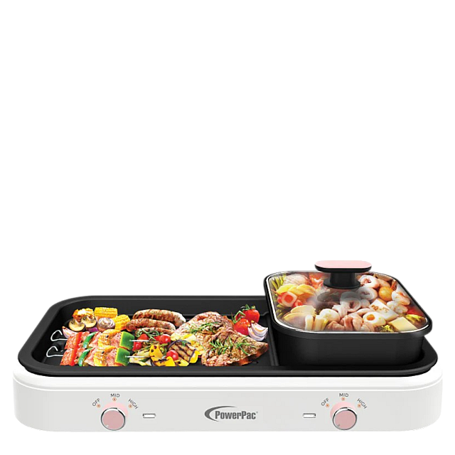 POWERPAC PPMC763 STEAMBOAT WITH BBQ GRILL 1.8L